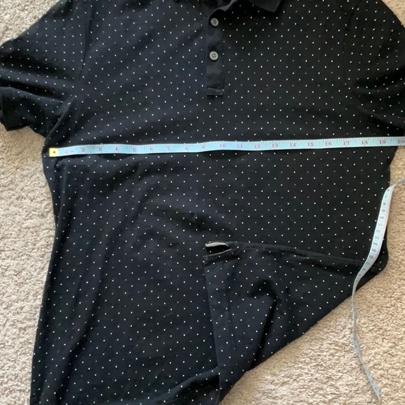 Banana Republic Polo M - black with small white polka dots - Picture 3 of 5